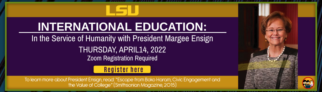 International Education: In the Service of Humanity with President Margee Ensign